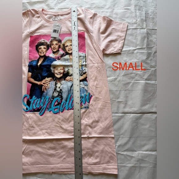 Golden Girls Shirt, Stay Golden, Pink, Short Sleeve Tee, Pick Size S, M - Picture 8 of 10